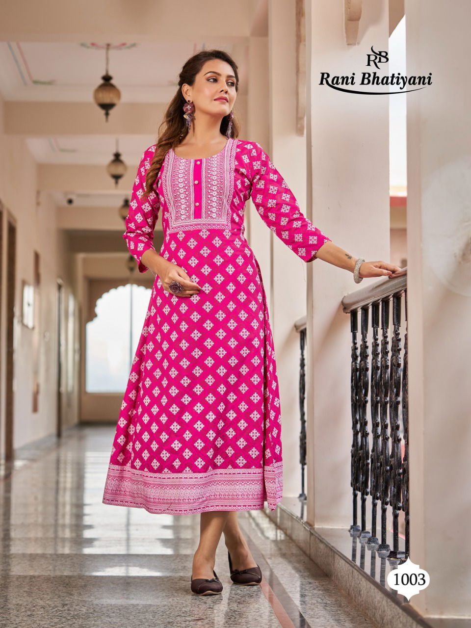 Rani Bhatiyani Lilly 1 Ethnic Wear Wholesale  Anarkali Kurtis Catalog